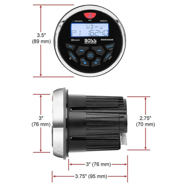Boss Stereo MG350B - Image 3